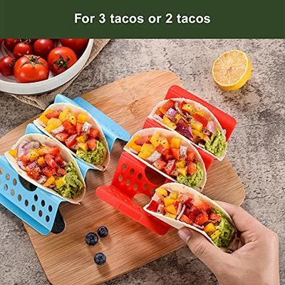 Taco Tuesday Holder Stands Set 4 Piece Safe Rack Tray Oven Grill