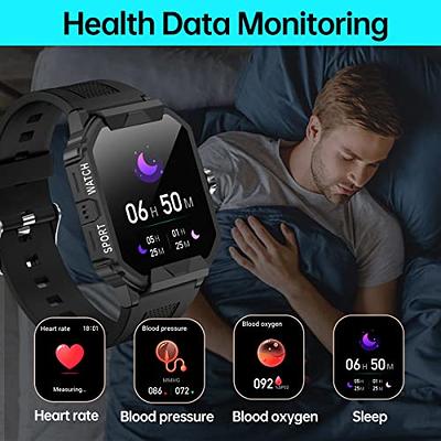 Smart Watch 2023 (Call Receive/Dial) Fitness Tracker Compatible iPhone and  Android, 1.7 Full Touch Screen Heart Rate Sleep Blood Pressure Monitor