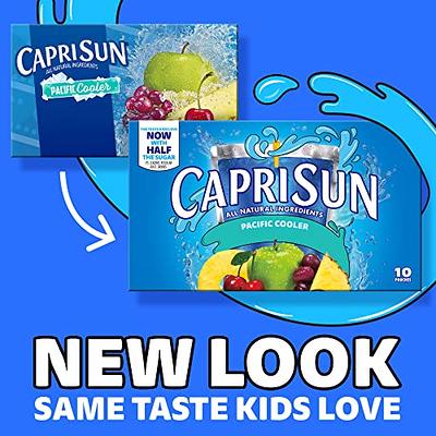 Capri Sun Grape Flavored Juice Drink Blend, 10 Ct Pouches, 60.0 Fl Oz Box, Juice Boxes & Pouches