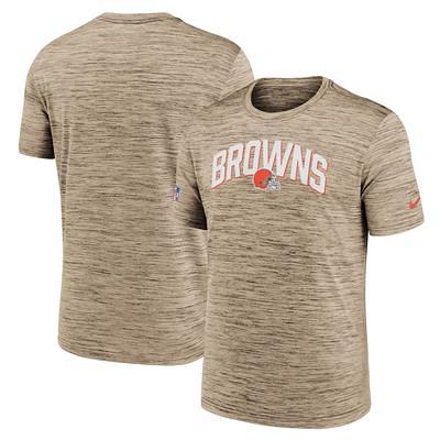 Men's Nike Brown Cleveland Browns Sideline Velocity Athletic Stack