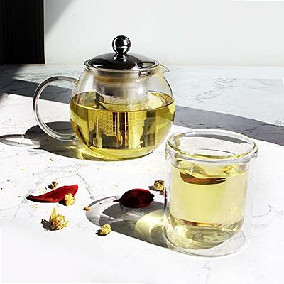 MegaChef 1.8Lt Stainless Steel body and Glass Electric Tea Kettle