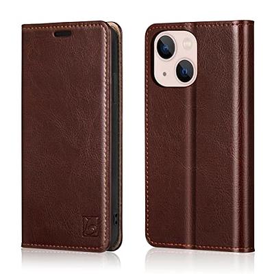 SHIELDON iPhone 14 Pro Wallet Case, iPhone 14 Pro Genuine Leather