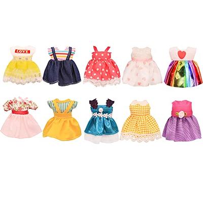 EXCEART 6 Pcs Doll Dress Forms Doll Clothes Mannequins Plastic 2