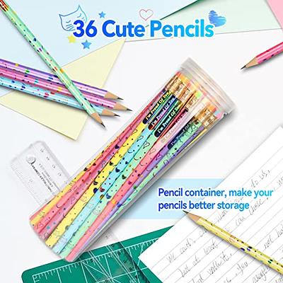 ECOTREE Pencils #2 HB, Pre-sharpened Pencils with Eraser Cute Pencils  Graphite Pencils Sketch Pencils Birthday Pencils Fun Pencils for Kids,  Adults