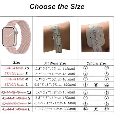 Qimela Stretchy Solo Loop Compatible with Apple Watch Band 49mm 45mm 44mm  42mm 41mm 40m 38mm for Women Men,Sport Elastic Breathable Nylon Braided