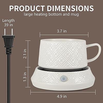 Mug Warmer, Coffee Mug Warmer for Desk, Cup Warmer with 3 Temperature  Setting for Coffee, Milk, Tea, Chocolate, Beverage