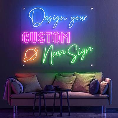 Personalised Neon Sign Name Wall, Custom Led Neon Signs, Neon Lights  Custom