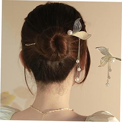 12 Pcs Hairpin Hair Accesories Hair Gems for Women Decked Accessories Bun  Hair Sticks Bun Hair Pieces for Women U Shaped Hair U Shape Hairpin Hair  Decorations Girls Hairpin Hanfu 