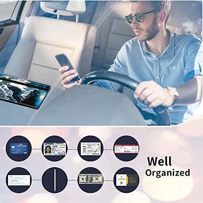 DEGDFSGR Car Registration and Insurance Holder,Premium PU Leather Vehicle  Glove Box Organizer,Car Essentials Wallet with Fixed Strap for Driver  License,Cards & Essential Documents,Wolf Howling - Yahoo Shopping