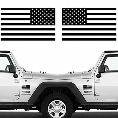 military american flag sticker