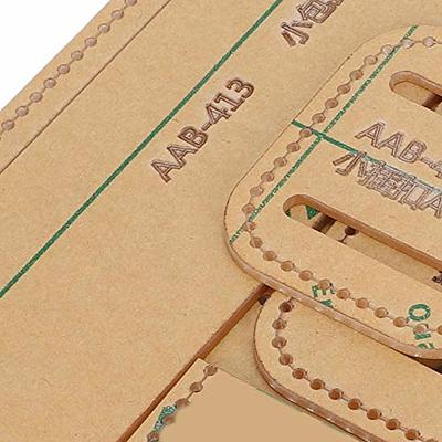 Long Wallet Pattern Template,Leather Pattern Acrylic Leather Pattern  Leather Templates for Bags Stencil DIY Handwork Leather Craft Tool Leather  Mould