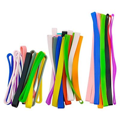 24 PCS Silicone Rubber Bands Planner Elastic Bands Elastic Rubber Wrapping  Bands for Books, Crab Traps, Art, Cooking, Wrapping, Exercise, Bag Wraps,  Heat, Cold, UV, Chemical Resistant - Yahoo Shopping