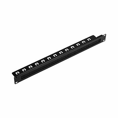 Navepoint 2U Metal Rack Mount Horizontal Cable Manager Duct Raceway for 19 Server Rack