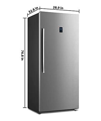 Techomey Upright Freezer 21 Cu.Ft, Stand Up Convertible Freezer/Refrigerator  115v, Garage Vertical Freezer with Single Door, Quick Freeze, Stainless  Steel，Lock - Yahoo Shopping