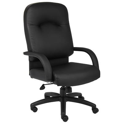 Executive Chair Red Barrel Studio Upholstery Color: Black/Silver