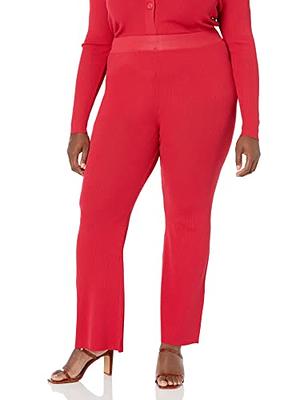 The Drop Women's Ellison Rib Flare Leg Sweater Pant, Candy Apple Red, XXS -  Yahoo Shopping