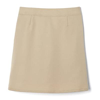 French Toast girls Adjustable Waist Two-tab Pleated-front Scooter Skirt,  Khaki, 14.5 US - Yahoo Shopping