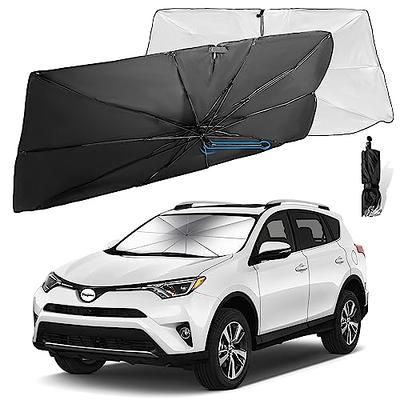 Car Windshield Sun Shade and Heat Sun Visor Protector, Foldable Car  Umbrella Sunshade Cover UV Block Car Front Window, Windshield Covers Trucks  Cars