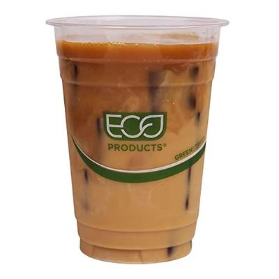 Eco-Products GreenStripe Compostable Disposable Cold Cups, Renewable  Eco-Friendly PLA Plastic Cups, 16 fl oz, Case of 1000