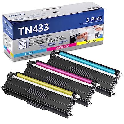 Brother TN431 3-Pack Standard-Yield Toner Cartridges Cyan/Magenta