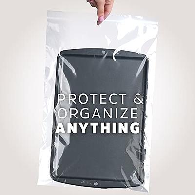 13 x 15, 2Mil Clear Ziplock Bags - 2 Gallon, Reclosable