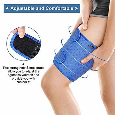 1Pcs Thigh Wrap Hamstring Brace Support Compression Sleeve for