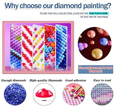 TINY FUN 12 Pack Diamond Painting Kits for Adults 5D Diamond Art Kit for  Beginners, DIY