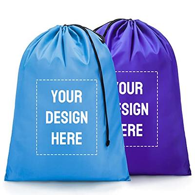 Kleen Handler Blue, Janitorial Cart Replacement Bag, Commercial Cleaning Cart Bag for Hotel, Laundry, Towels, Housekeeping (3-pack)