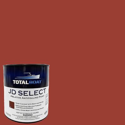 TotalBoat JD Select Boat Bottom Antifouling Paint Flat Red Water-based  Marine Paint (1-quart)