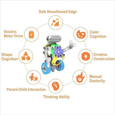 Giggleway DIY Wood Stem Robot Building Kits, Electric Motor