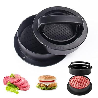 ZOFAX ABS Hamburger Meat Press, Burger Press Patty Maker Mold, Patty Maker  for BBQ Grill 3-in-1 Non Stick Stuffed Burger Mold, Kitchen Tool, S, Black  (GR53F) - Yahoo Shopping