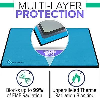 DefenderPad Laptop EMF Radiation Protection & Heat Shield by DefenderShield  - EMF Blocker Lap Pad & 5G Protector Computer Lapdesk Compatible with up to  17 Laptop, Chromebook, MacBook (Black) - Yahoo Shopping