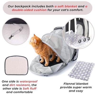 Lollimeow Pet Backpack Carrier for Cats and Puppies - Ventilated Outdo –  lollimeow