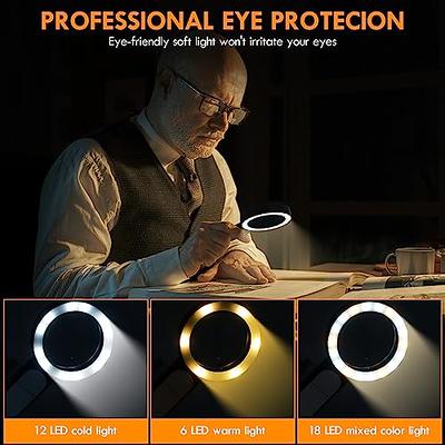 Large Magnifying Glass with Light,Cloth for Seniors Reading, Inspection,  Exploring Magnifier 10X 20X 30X Handheld Illuminated Lighted Magnifier with  Lights for Seniors Reading Dollar for Close Work - Yahoo Shopping