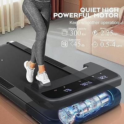 Under Desk Walking Pad Treadmill for Home/Office with Watch-Like Remote Control | Costway