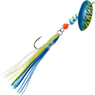 Yakima Bait Wordens Original Rooster Tail Spinner Lure with Painted Blade,  Pink Fluorescent, 1/16-Ounce