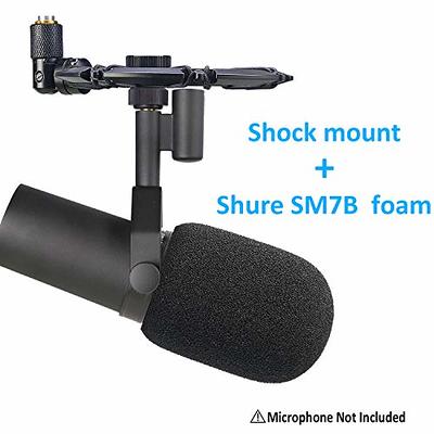 YOUSHARES Microphone Arm - Boom Arm, Microphone Arm Stand Compatible with  Shure SM7B, MV7, Blue Yeti, HyperX QuadCast, Rode, Most Other Mic, 1/4