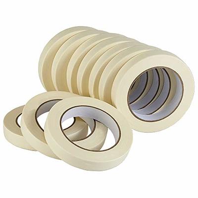 Lichamp 10 Pack Beige Masking Tape 1 inch and 4 Rolls Wide White Masking  Tape 2 inches - Yahoo Shopping
