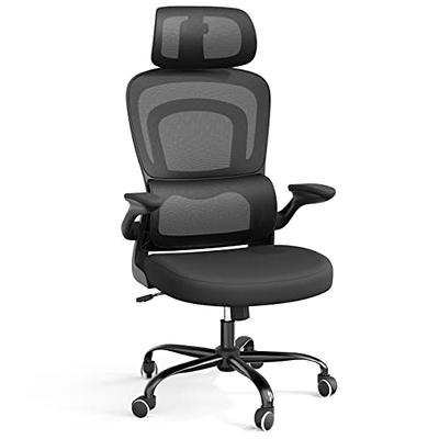 Gaming Chair - Ergonomic Office Chair Desk Chair w/ Lumbar Support Flip Up  Arms