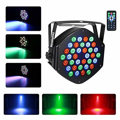 1pc DJ Disco Stage Party Lights, LED Sound Activated Laser Light, RGB Flash  Strobe Projector With Remote Control, For Christmas Halloween Decorations