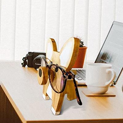 Wooden Eyeglass Holder Display Stand Creative Cute Animal Glasses