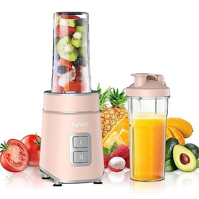 HERRCHEF Smoothie Blender, Blender for Shakes and Smoothies, 350W Powerful Personal  Blender with 2 x 20oz Portable Bottle, Single Blender Easy To Clean, BPA  Free(pink) - Yahoo Shopping