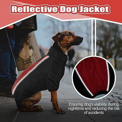 Waterproof Dog Puffer Jacket Reversible Padded Dog Coat - For Dog