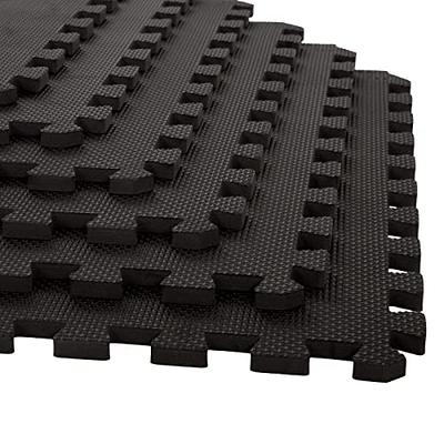 American Floor Mats 3/8in (9mm) Thick Solid Black 4' x 6' Heavy Duty Rubber  Rolls, Protective Exercise Mats, Home Gym Rubber Flooring