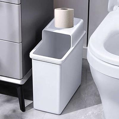 Lavex Janitorial 13 Qt. / 3 Gallon Gray Rectangular Wastebasket