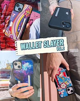 Smartish iPhone 15 Pro Wallet Case - Wallet Slayer Vol. 1 [Slim + Protective] Credit Card Holder - Black Tie Affair