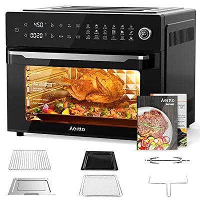 COMFEE' Toaster Oven Air Fryer Combo, 12-in-1 Air Fryer Oven with  Rotisserie, 6 Slice Toast 12' Pizza, Double Layer, Countertop Convection,  25L/26.4QT, Precise Temp Control, 6 Accessories - Yahoo Shopping