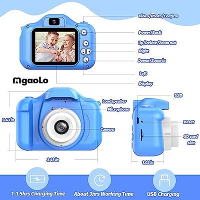 Mgaolo Kids Camera Toys for 3-12 Years Old Boys Girls Children,Portable  Child Digital Video Camera with Silicone Cover, Christmas Birthday Gifts  for Toddler Age 3 4 5 6 7 8 9 (Dog Blue) - Yahoo Shopping