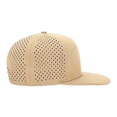  Salt Mafia 7-Panel Flat Brim Water-Resistant Performance Snap  Back Hat, Algae : Sports & Outdoors