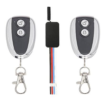 Wireless Light Switch 110v Mini Button Key 1 Way Remote Control